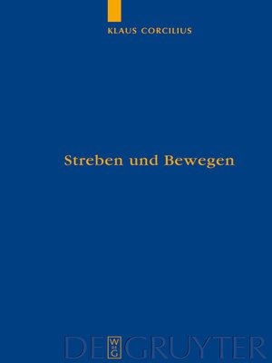 cover image of Streben und Bewegen